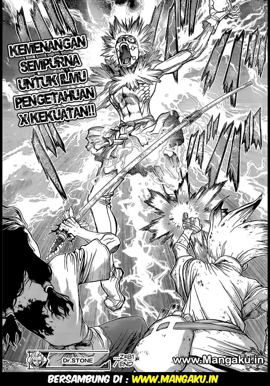 Dr. Stone chapter 81 halaman 17