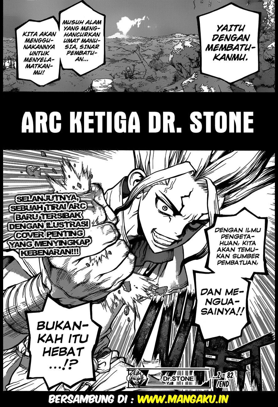 Dr. Stone chapter 82 halaman 19