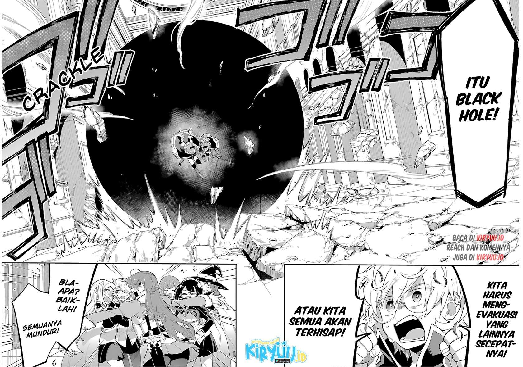 Eiyuu Kyoushitsu chapter 14.1 halaman 18