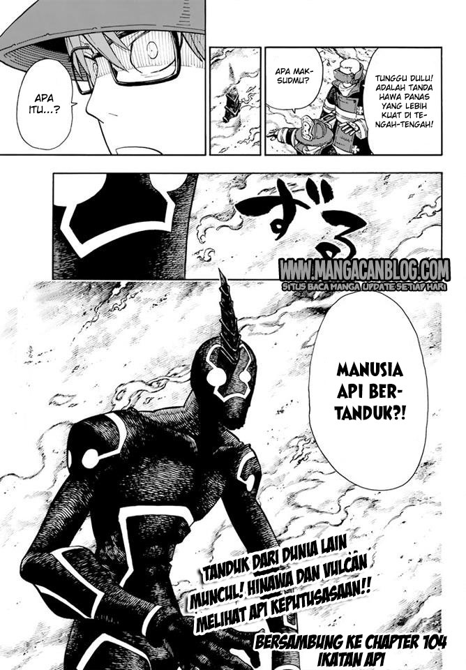 Enen no Shouboutai chapter 103 halaman 19