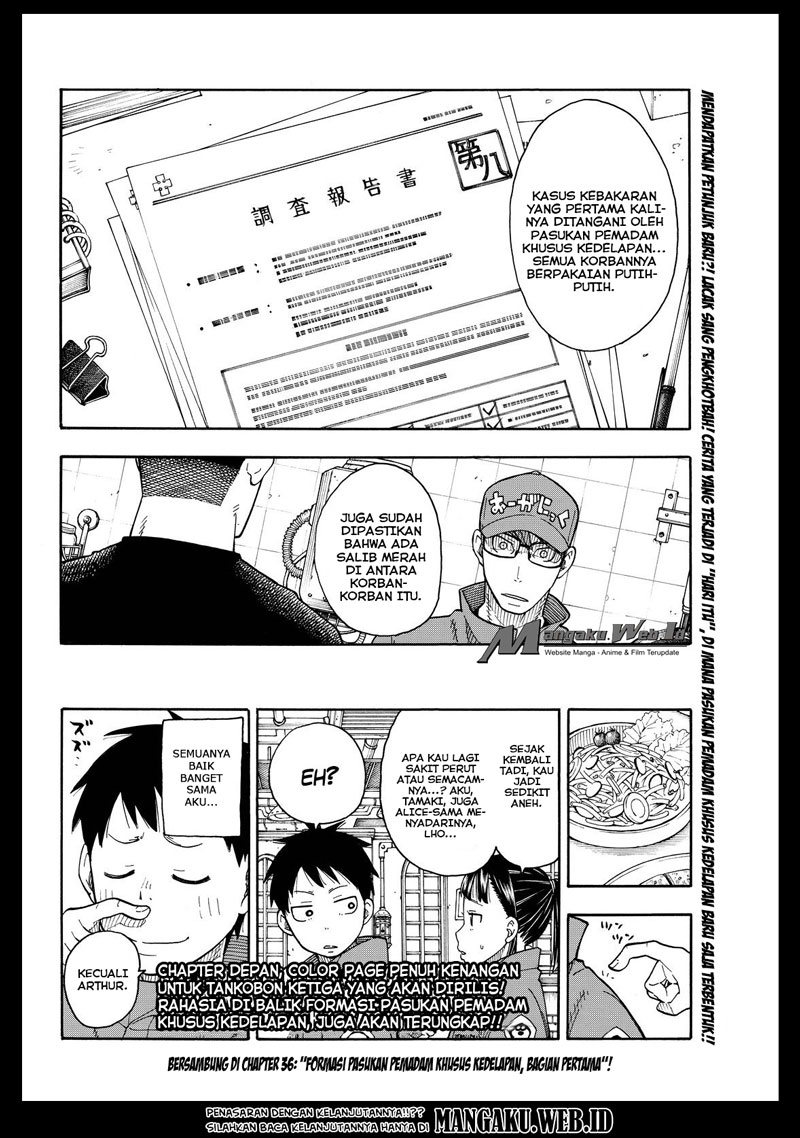 Enen no Shouboutai chapter 35 halaman 21