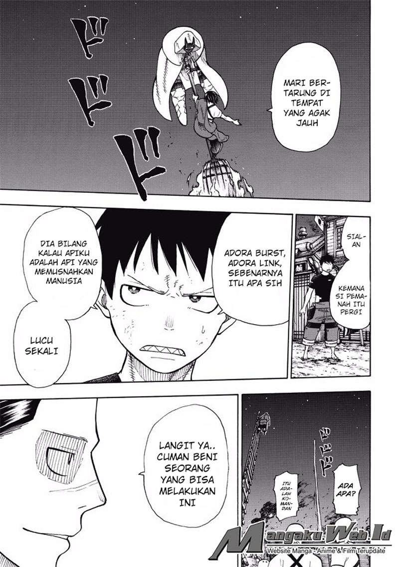 Enen no Shouboutai chapter 49 halaman 17