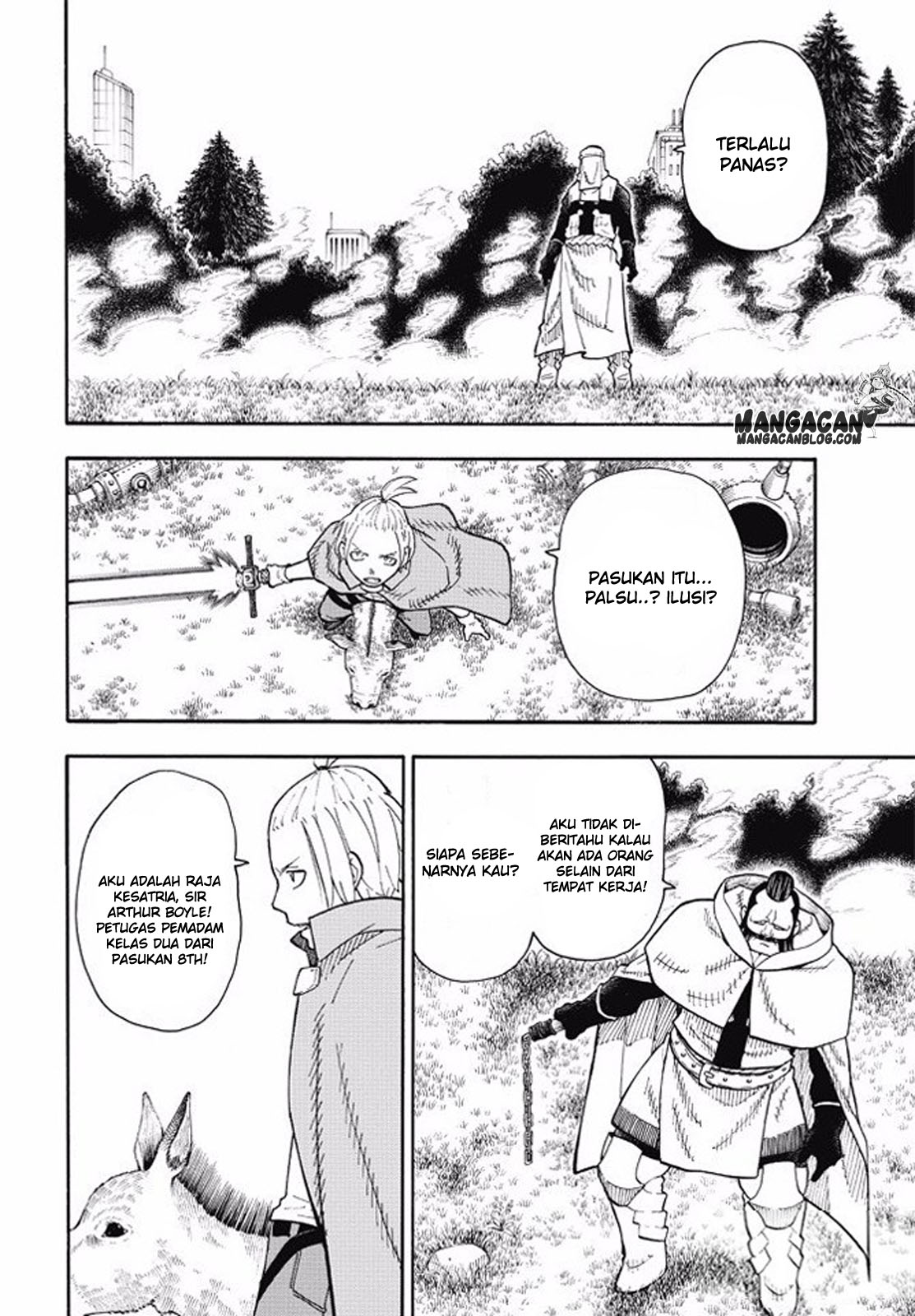 Enen no Shouboutai chapter 56 halaman 14