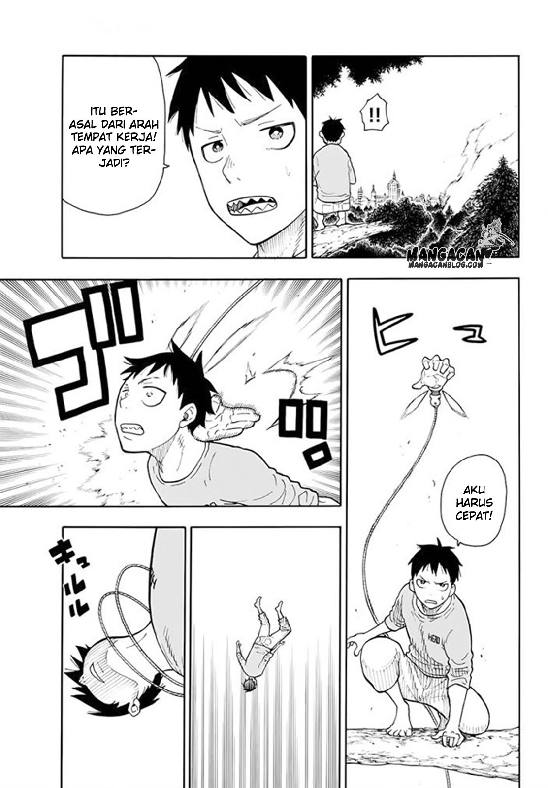 Enen no Shouboutai chapter 56 halaman 19
