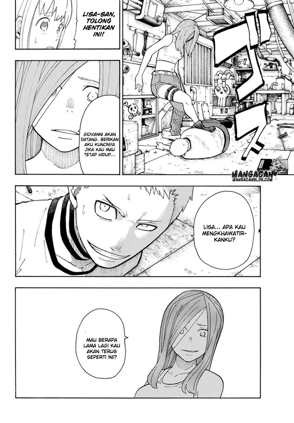 Enen no Shouboutai chapter 58 halaman 15
