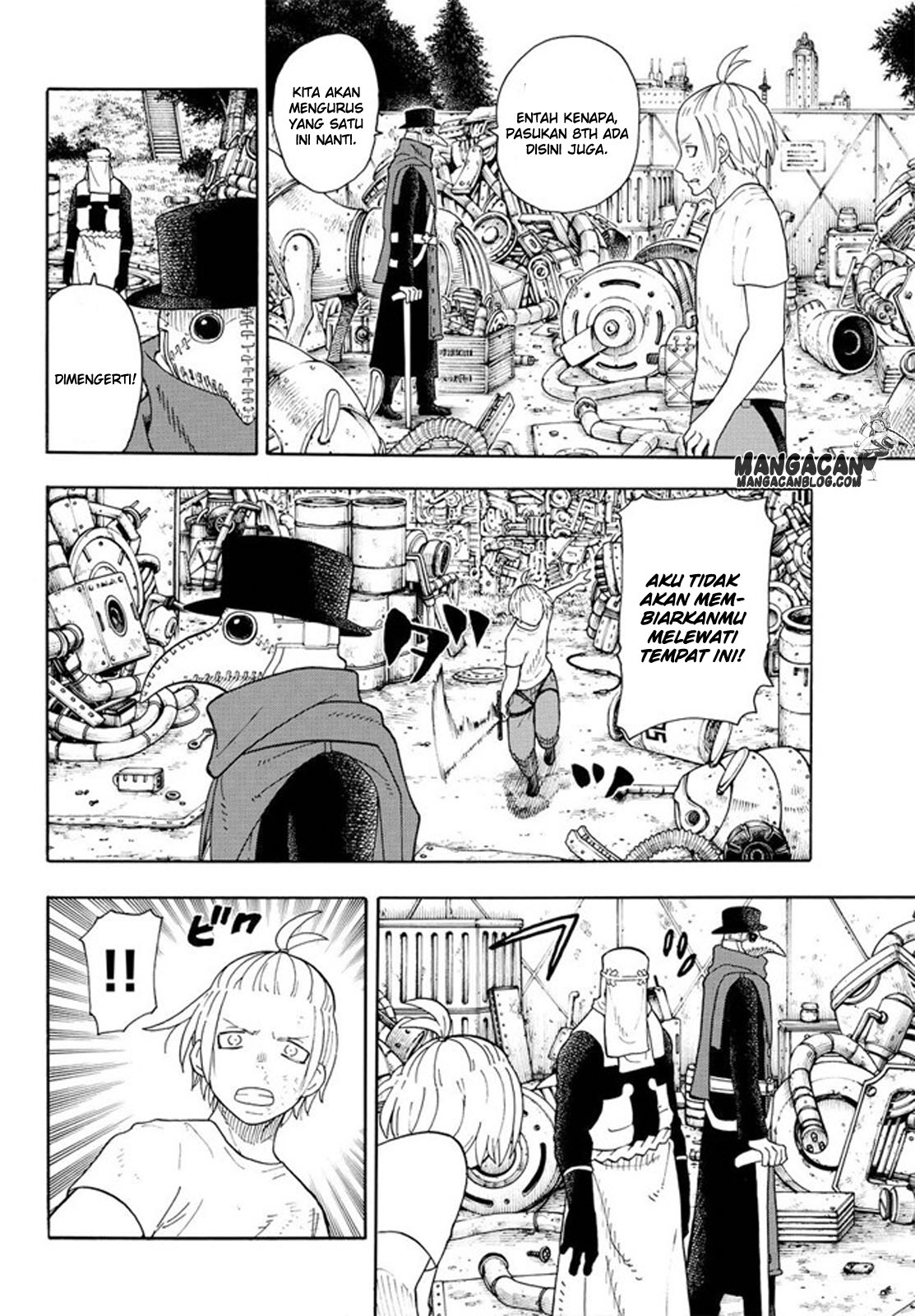 Enen no Shouboutai chapter 58 halaman 17