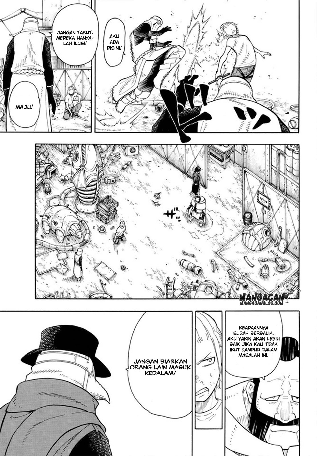 Enen no Shouboutai chapter 58 halaman 18