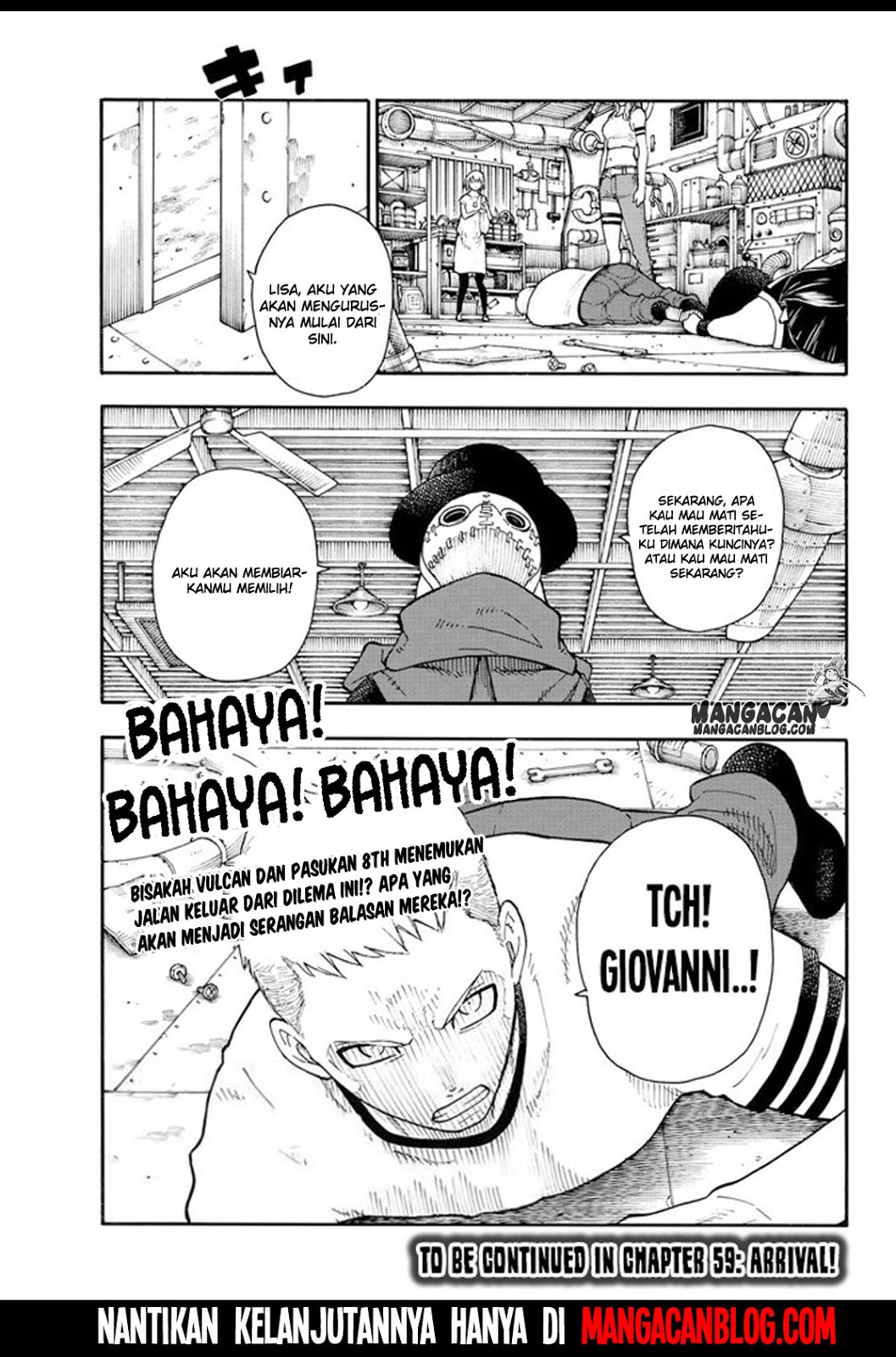 Enen no Shouboutai chapter 58 halaman 20