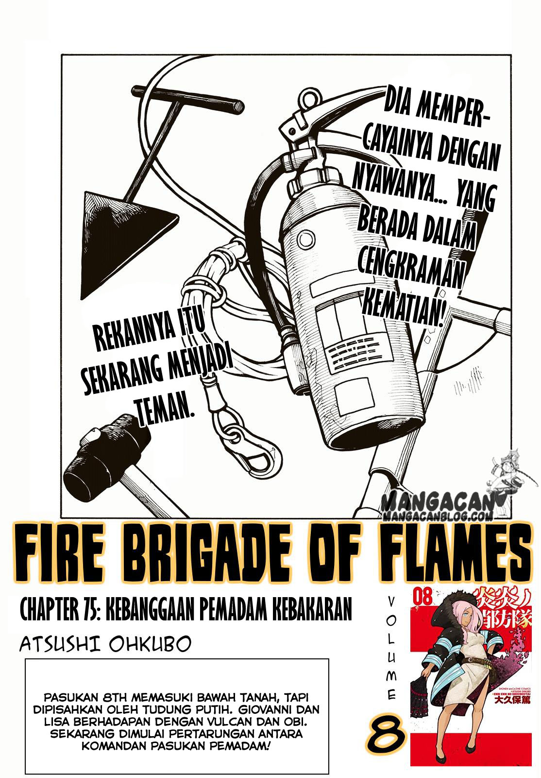 Enen no Shouboutai chapter 75 halaman 22