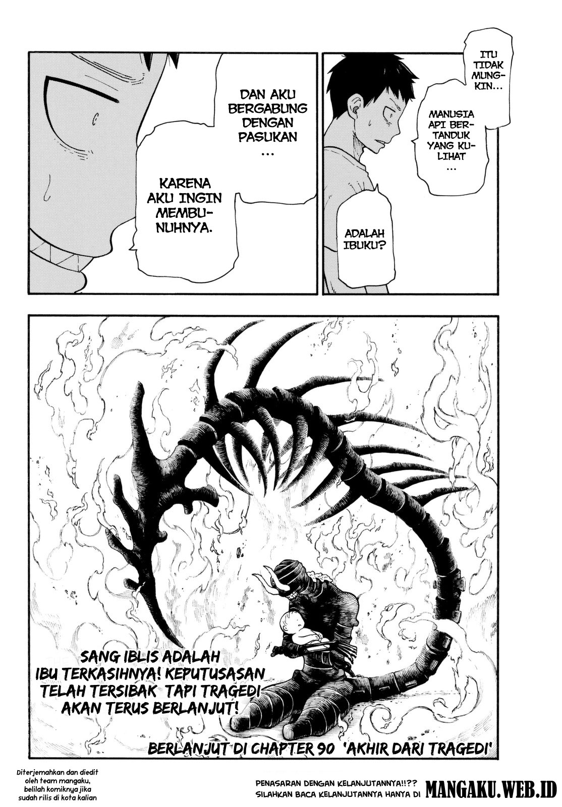 Enen no Shouboutai chapter 89 halaman 21