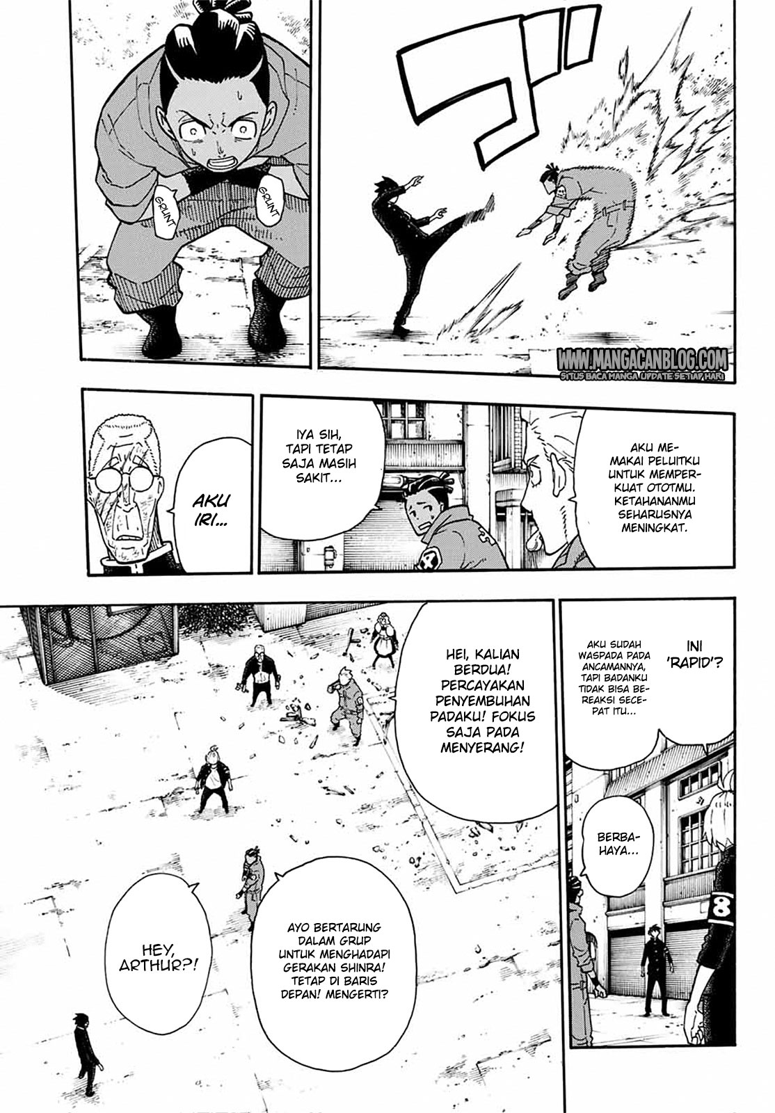 Enen no Shouboutai chapter 96 halaman 7
