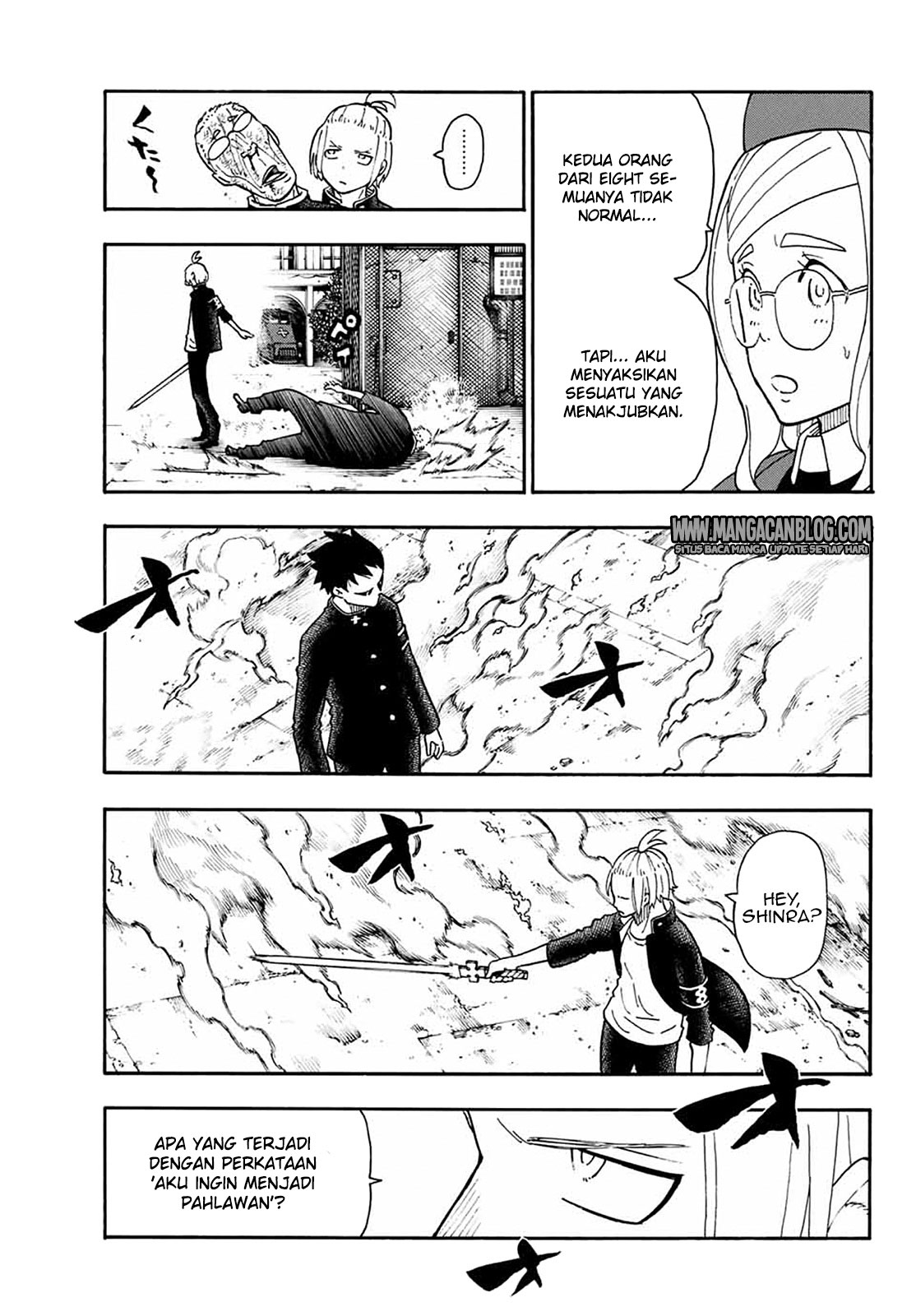 Enen no Shouboutai chapter 96 halaman 15