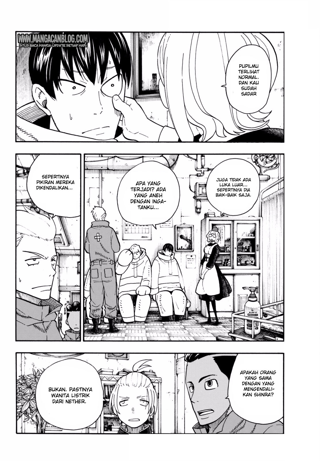 Enen no Shouboutai chapter 99 halaman 4