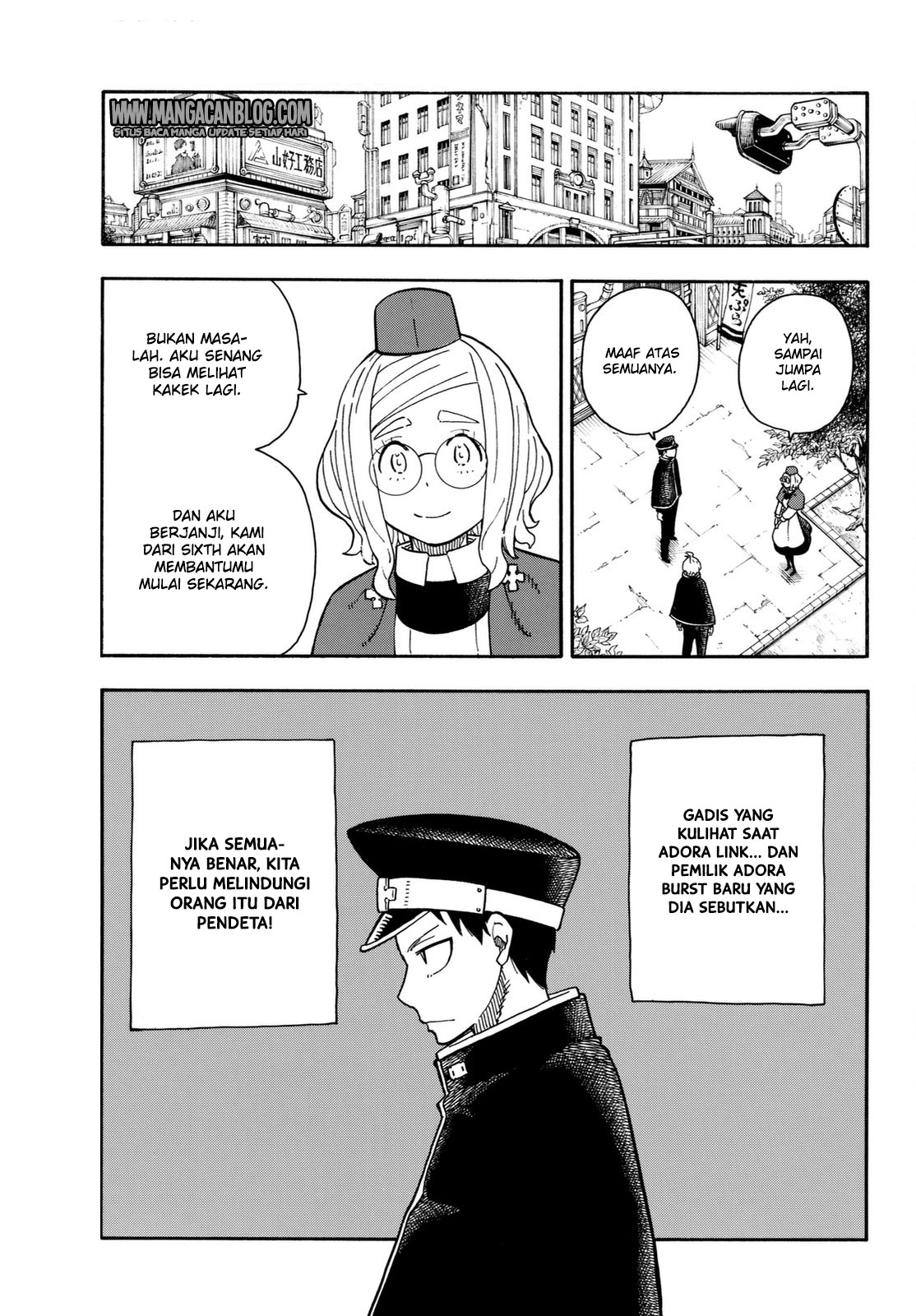Enen no Shouboutai chapter 99 halaman 7