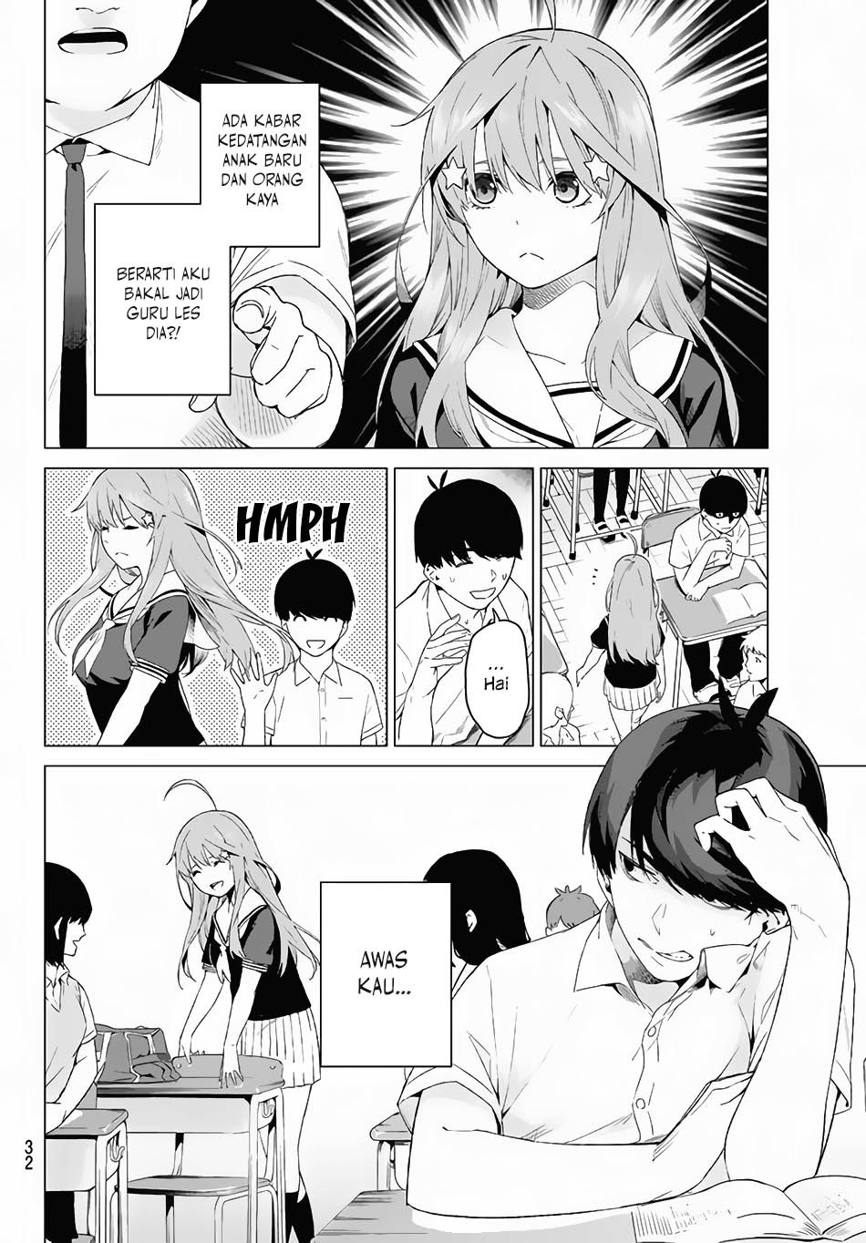 Go-Toubun no Hanayome chapter 1 halaman 19