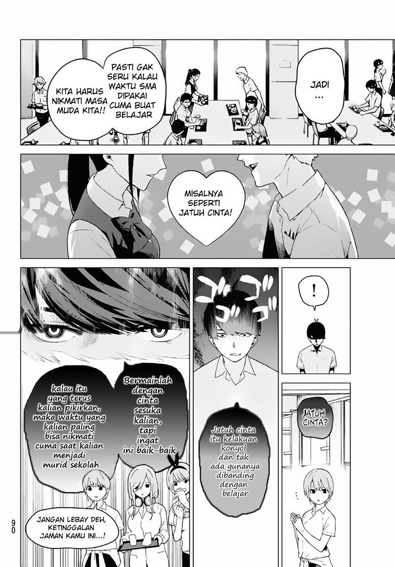 Go-Toubun no Hanayome chapter 3 halaman 13