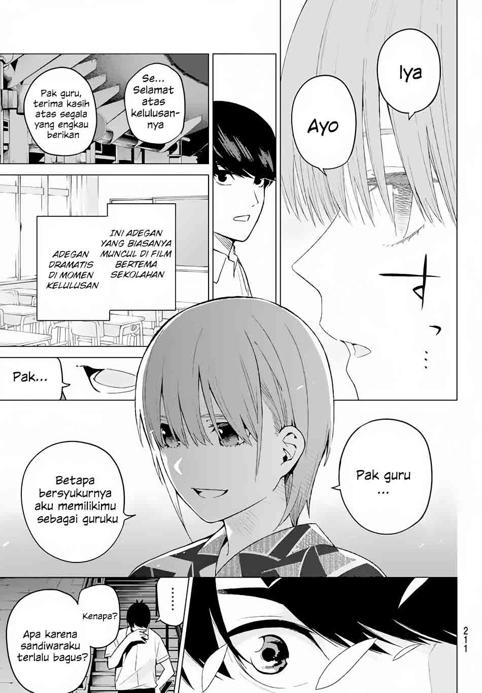 Go-Toubun no Hanayome chapter 11 halaman 8