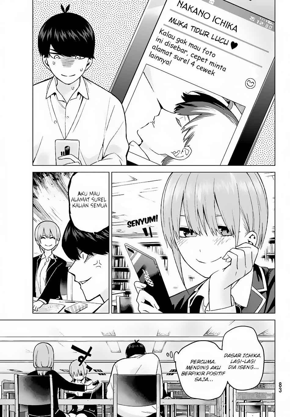 Go-Toubun no Hanayome chapter 13 halaman 8