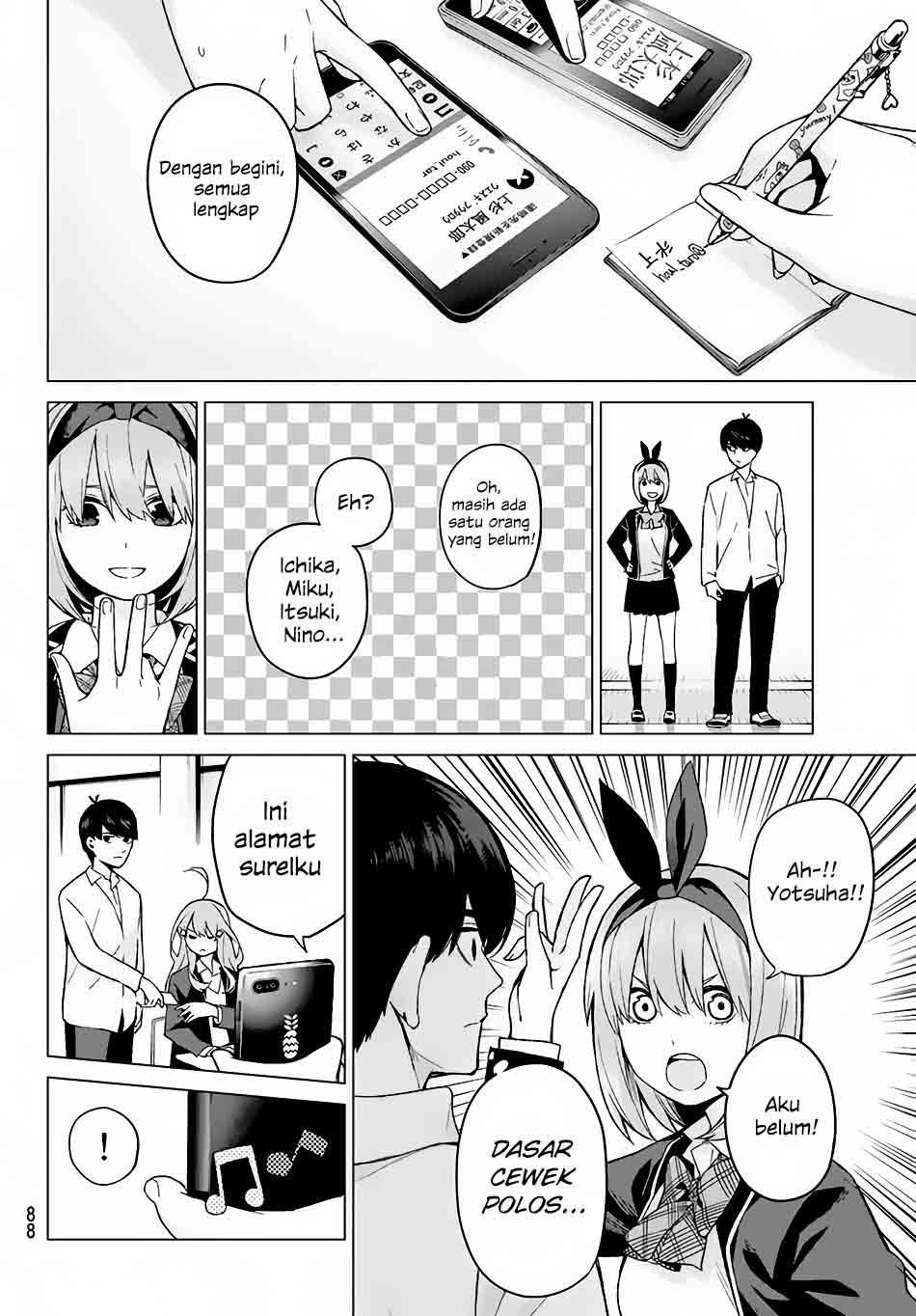 Go-Toubun no Hanayome chapter 13 halaman 13