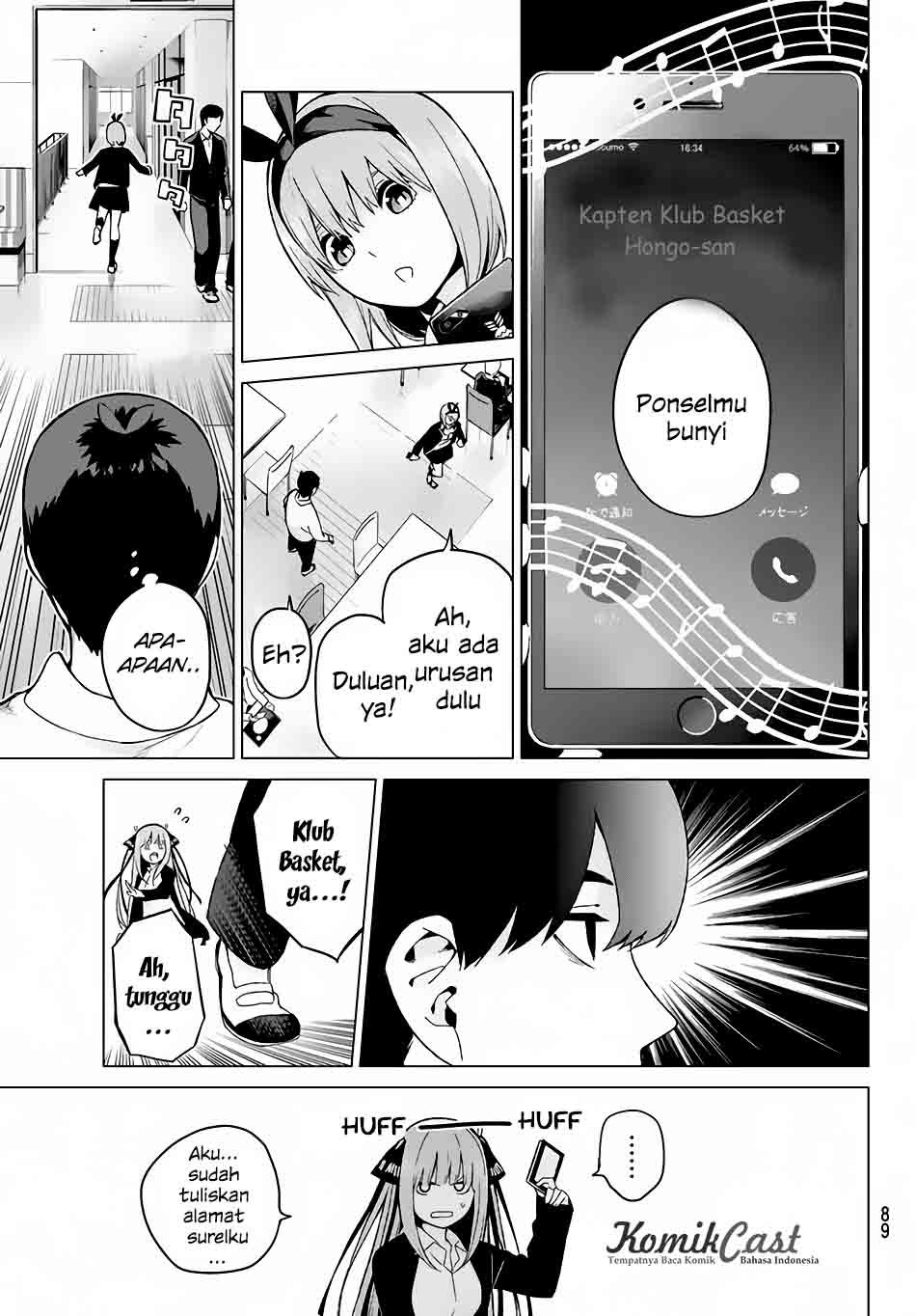 Go-Toubun no Hanayome chapter 13 halaman 14