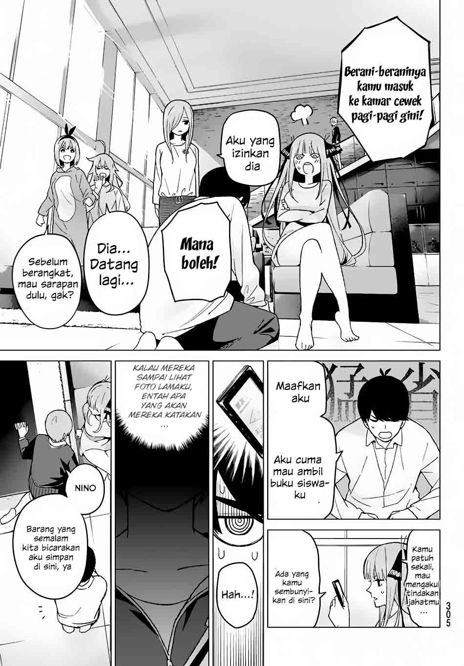 Go-Toubun no Hanayome chapter 14 halaman 6