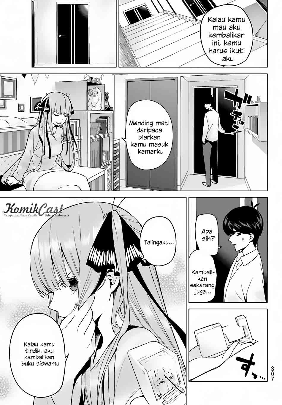 Go-Toubun no Hanayome chapter 14 halaman 8