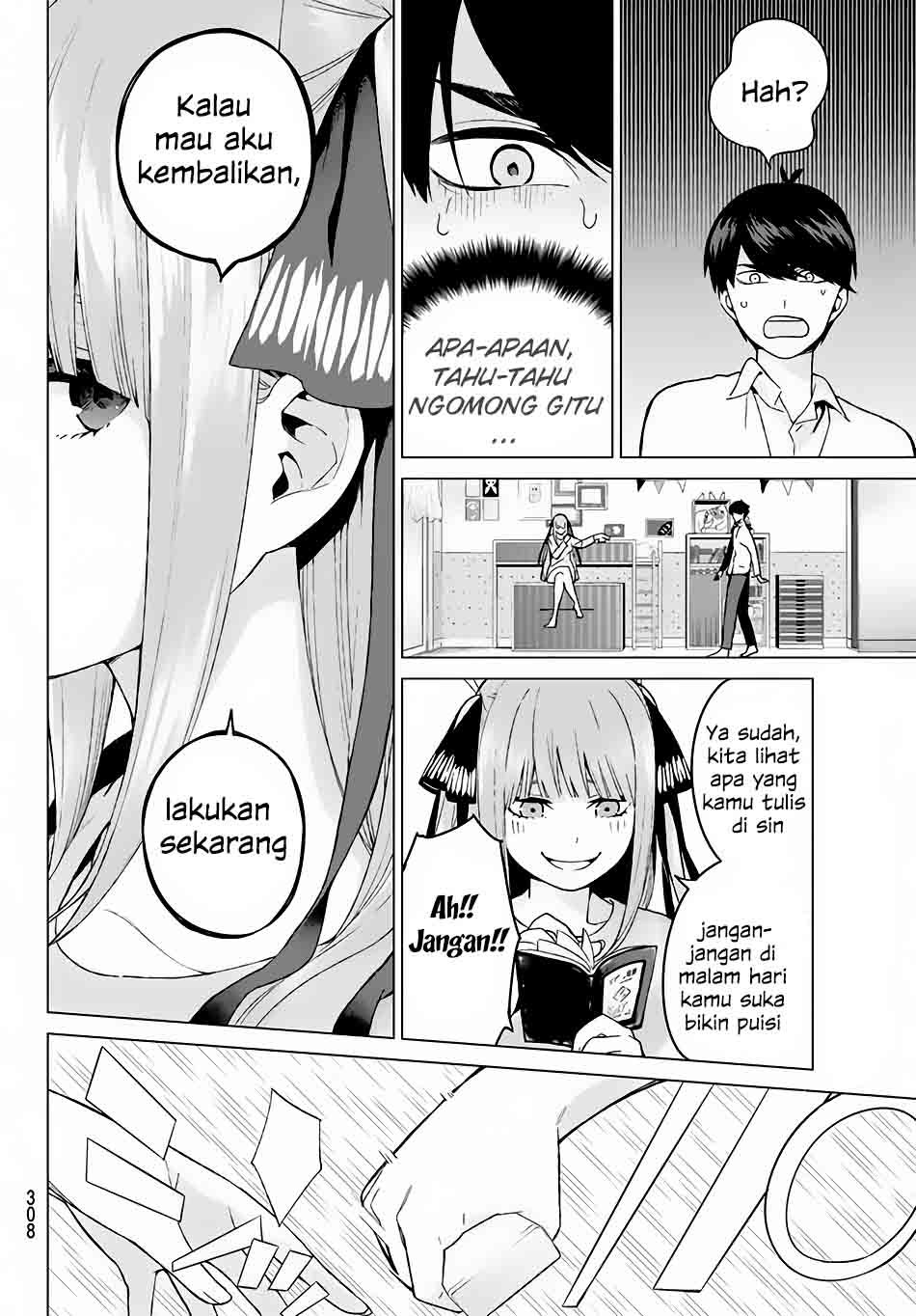 Go-Toubun no Hanayome chapter 14 halaman 9