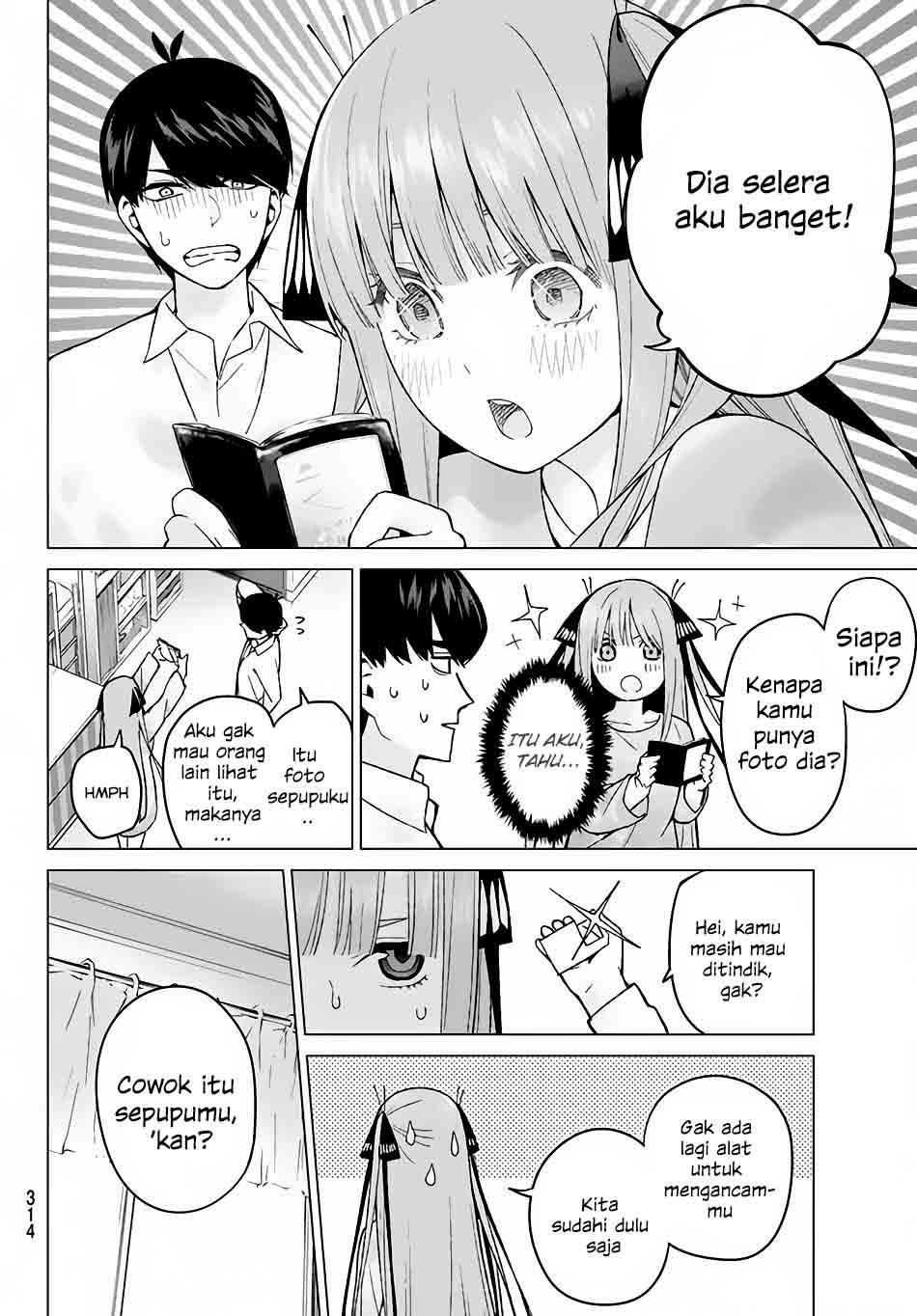 Go-Toubun no Hanayome chapter 14 halaman 15