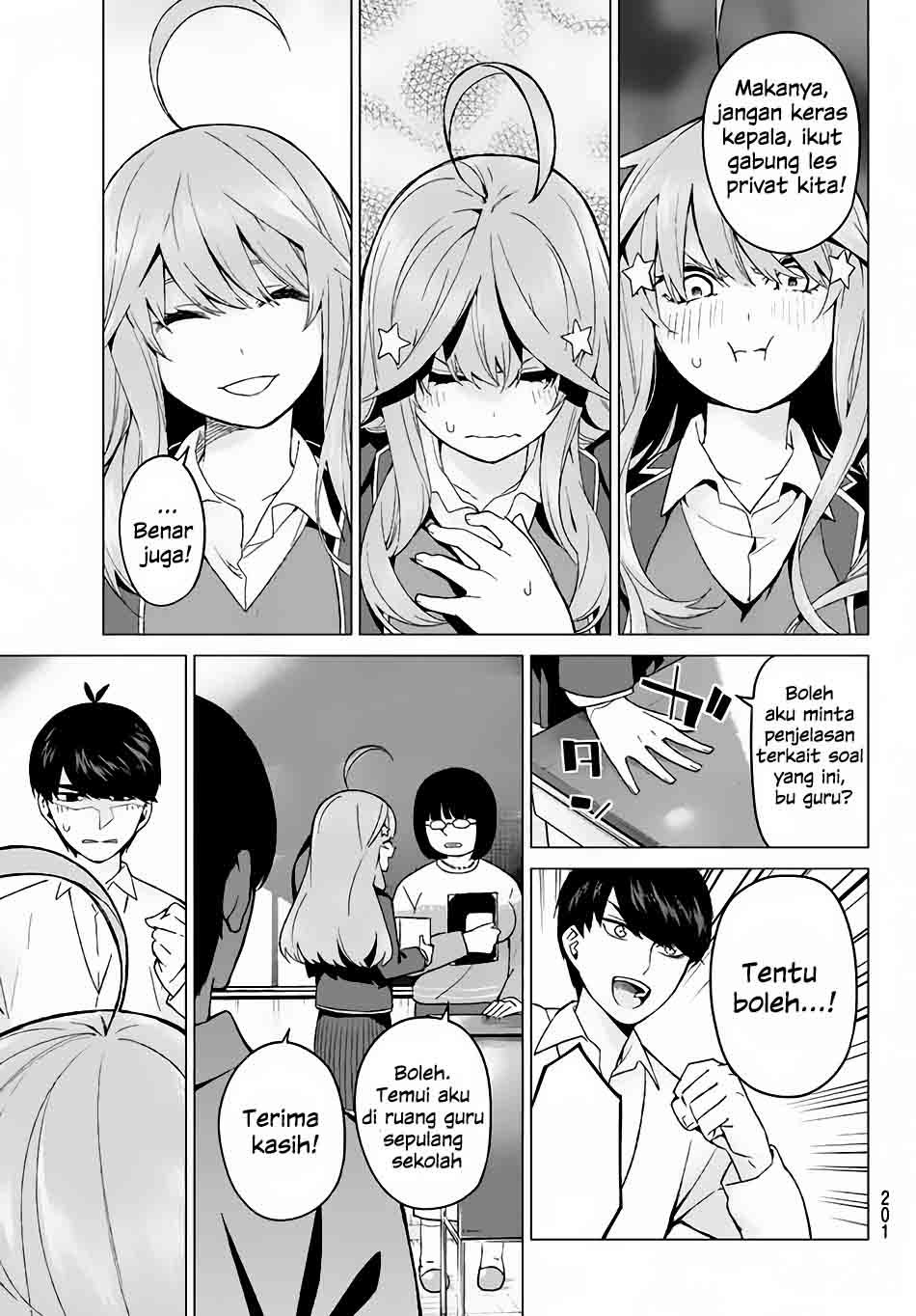 Go-Toubun no Hanayome chapter 15 halaman 6
