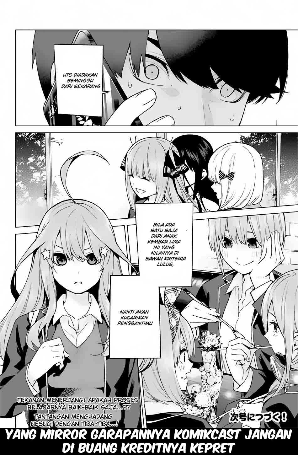 Go-Toubun no Hanayome chapter 15 halaman 21