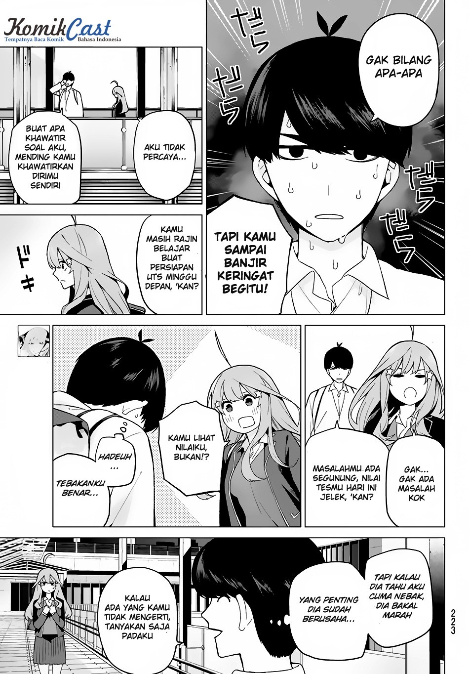 Go-Toubun no Hanayome chapter 16 halaman 4
