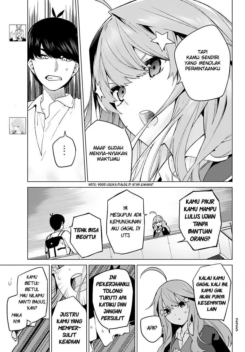 Go-Toubun no Hanayome chapter 16 halaman 6