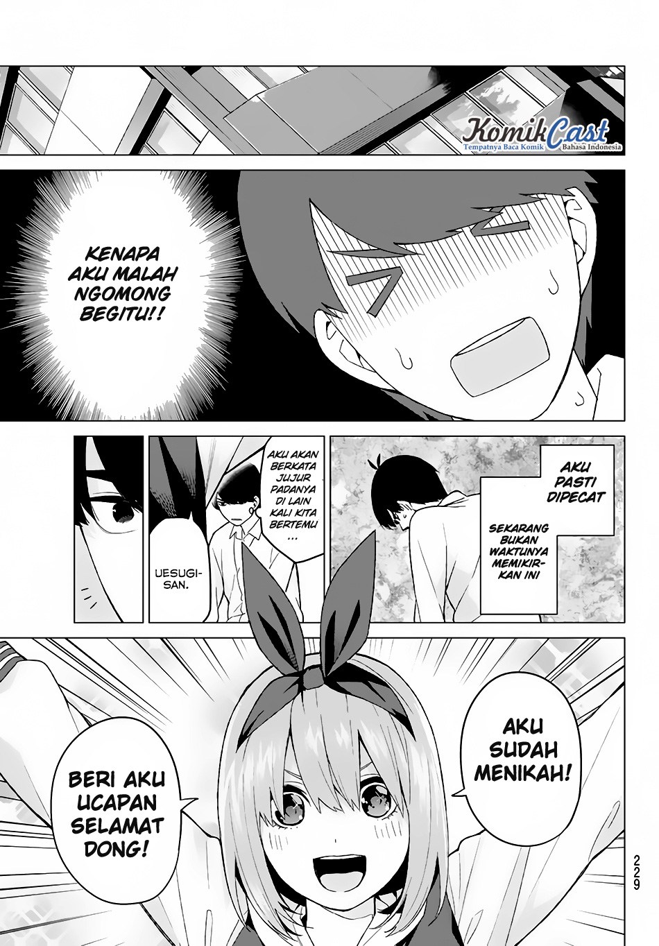 Go-Toubun no Hanayome chapter 16 halaman 10