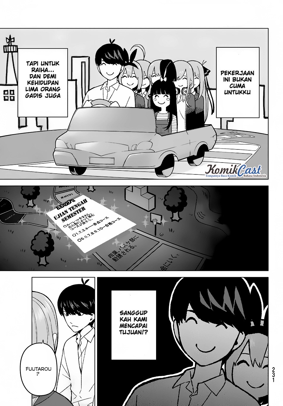 Go-Toubun no Hanayome chapter 16 halaman 12