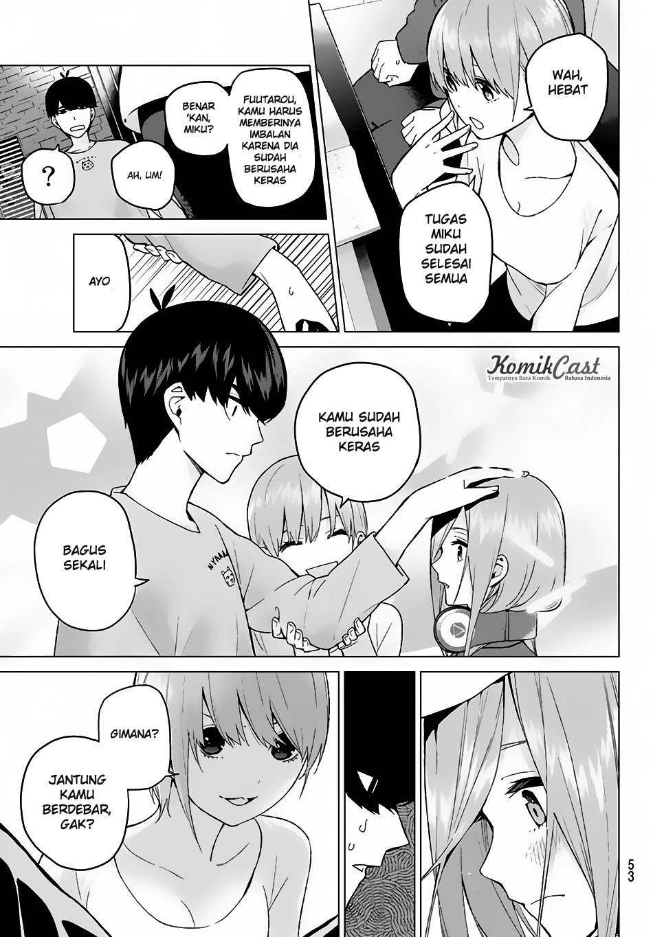 Go-Toubun no Hanayome chapter 17 halaman 8