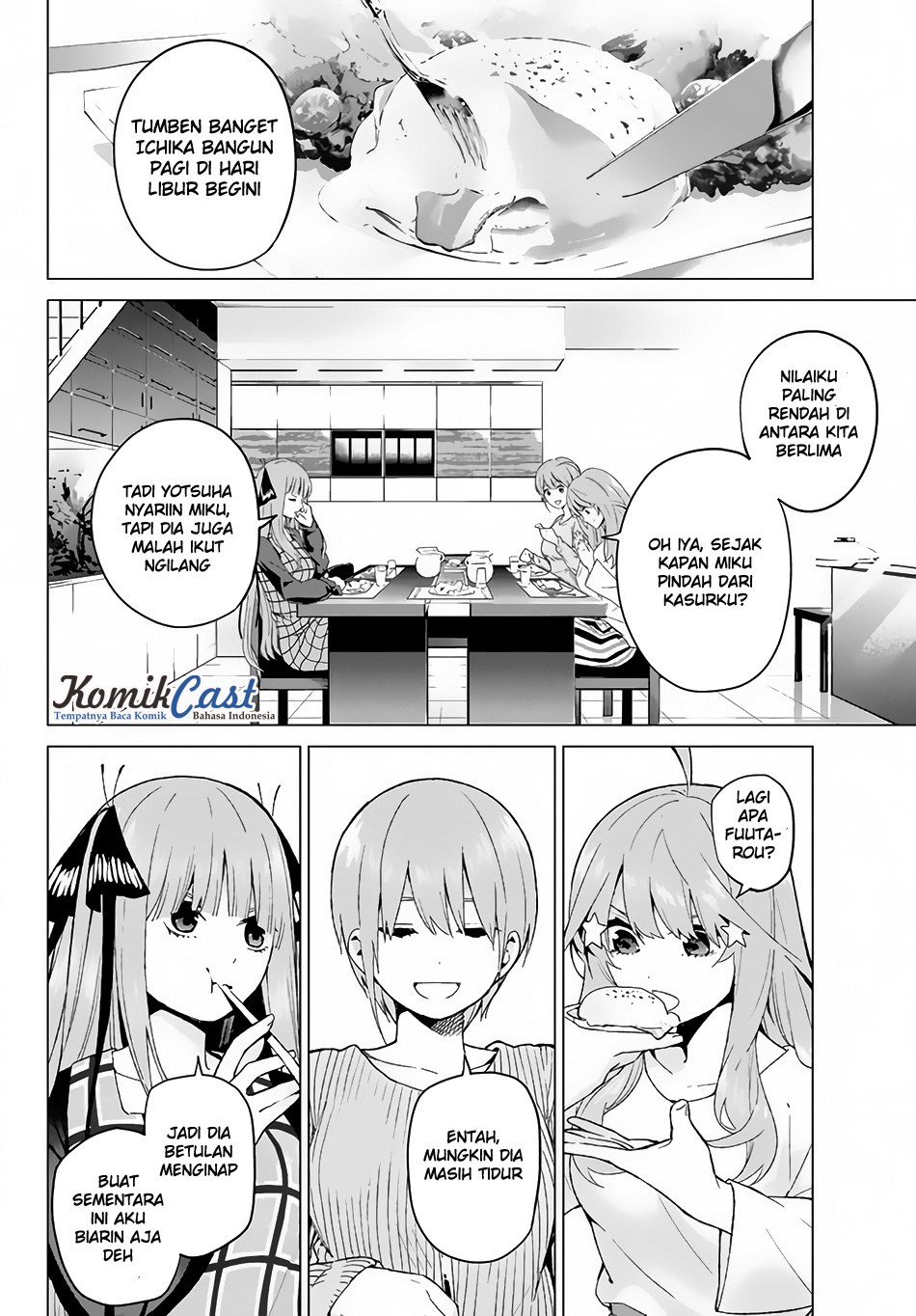 Go-Toubun no Hanayome chapter 18 halaman 4