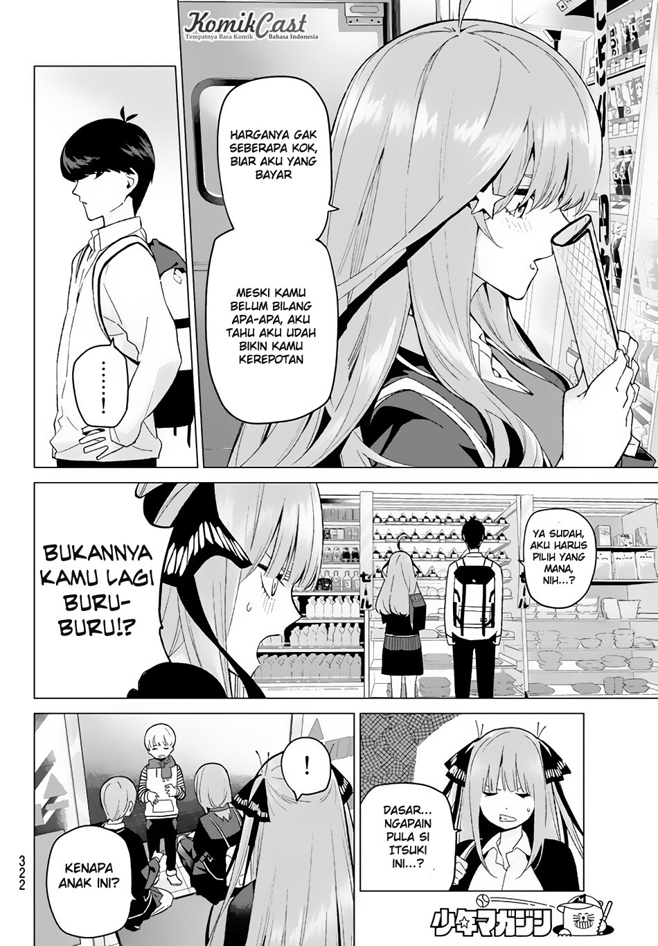 Go-Toubun no Hanayome chapter 19 halaman 9