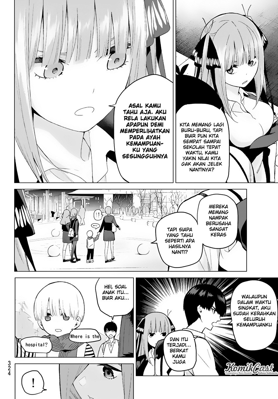 Go-Toubun no Hanayome chapter 19 halaman 11