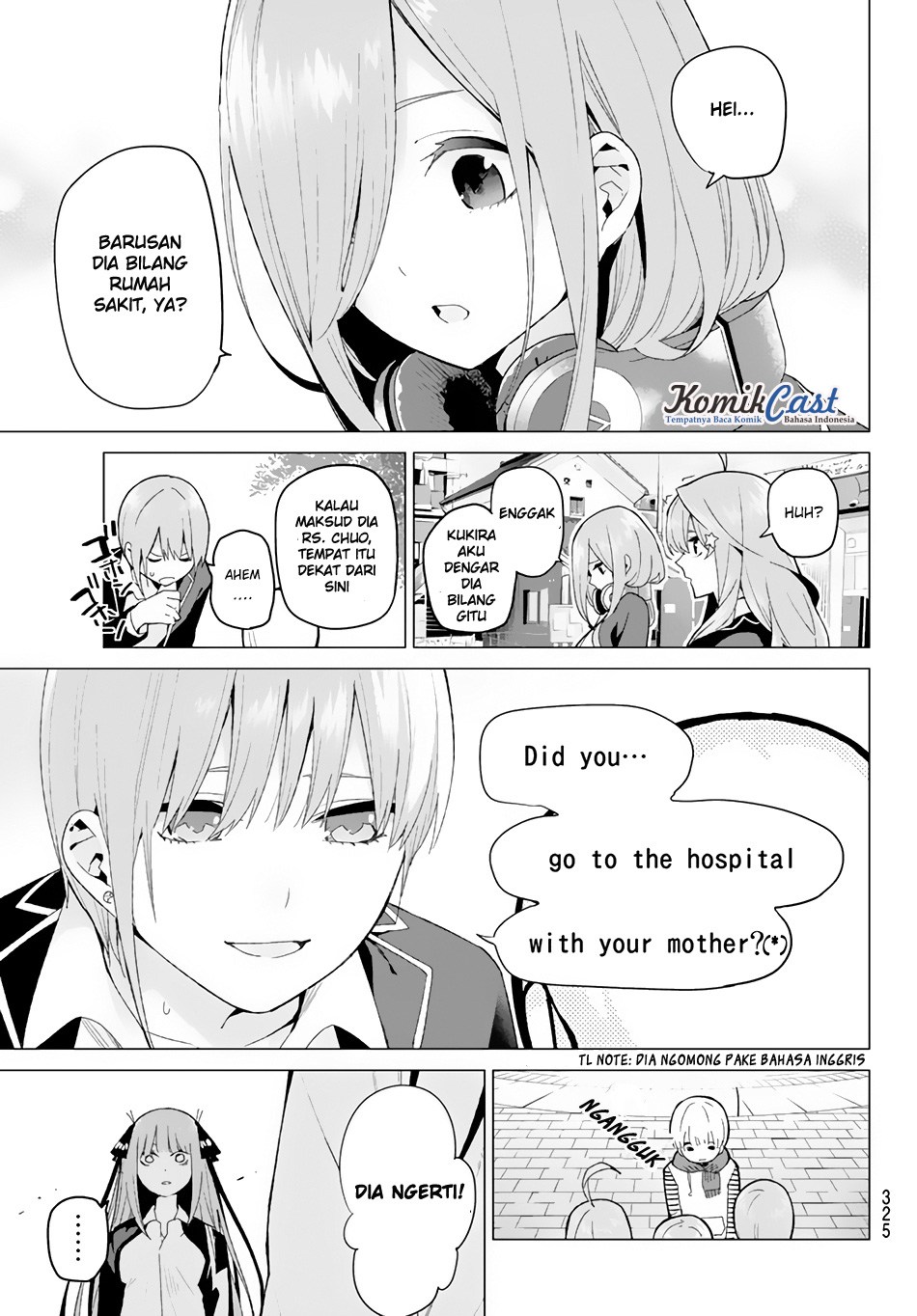 Go-Toubun no Hanayome chapter 19 halaman 12