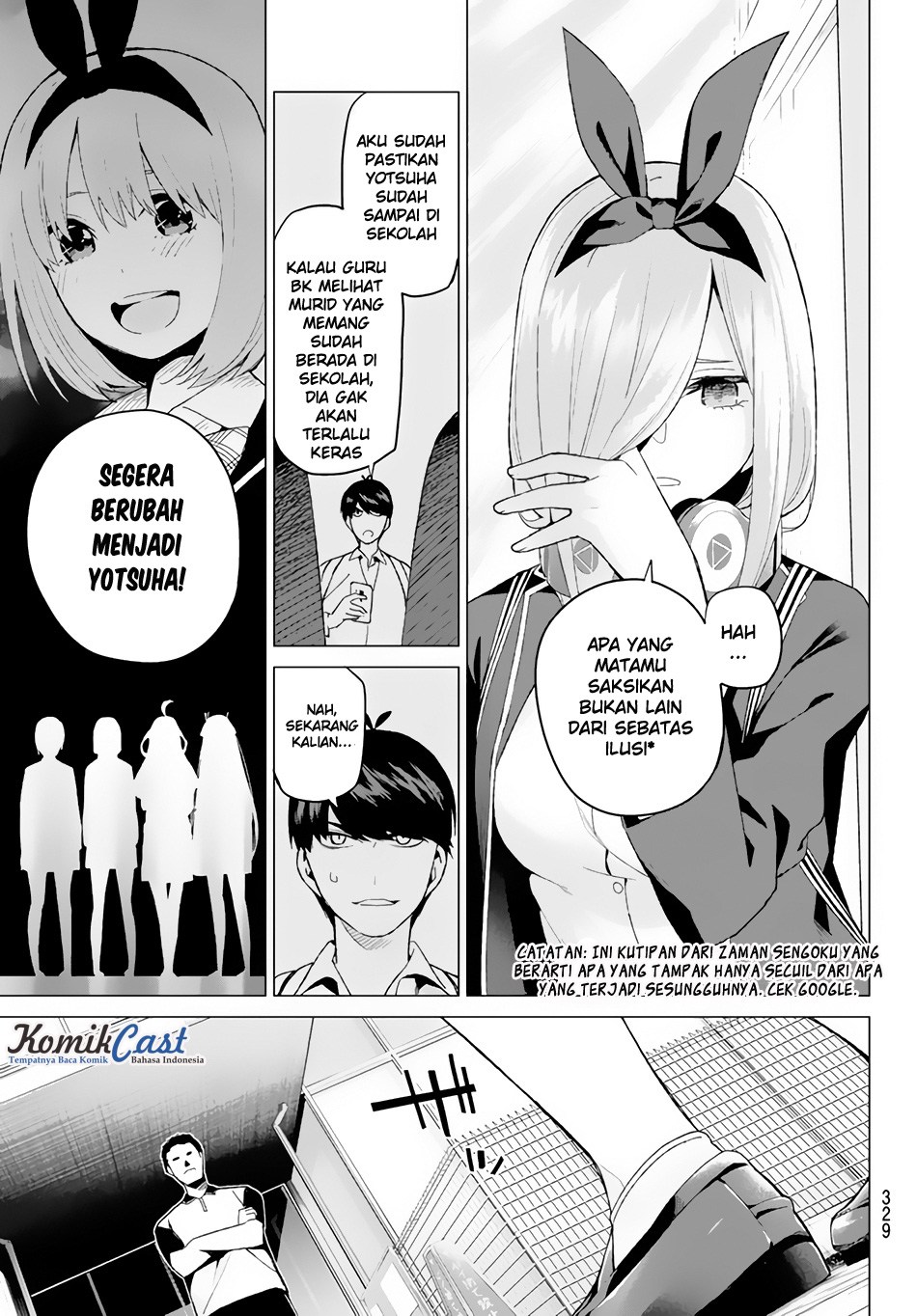 Go-Toubun no Hanayome chapter 19 halaman 16