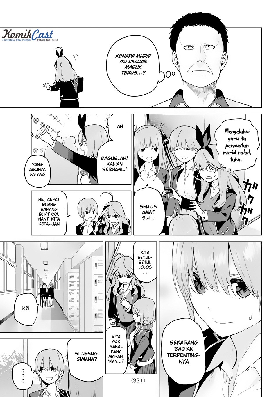 Go-Toubun no Hanayome chapter 19 halaman 18