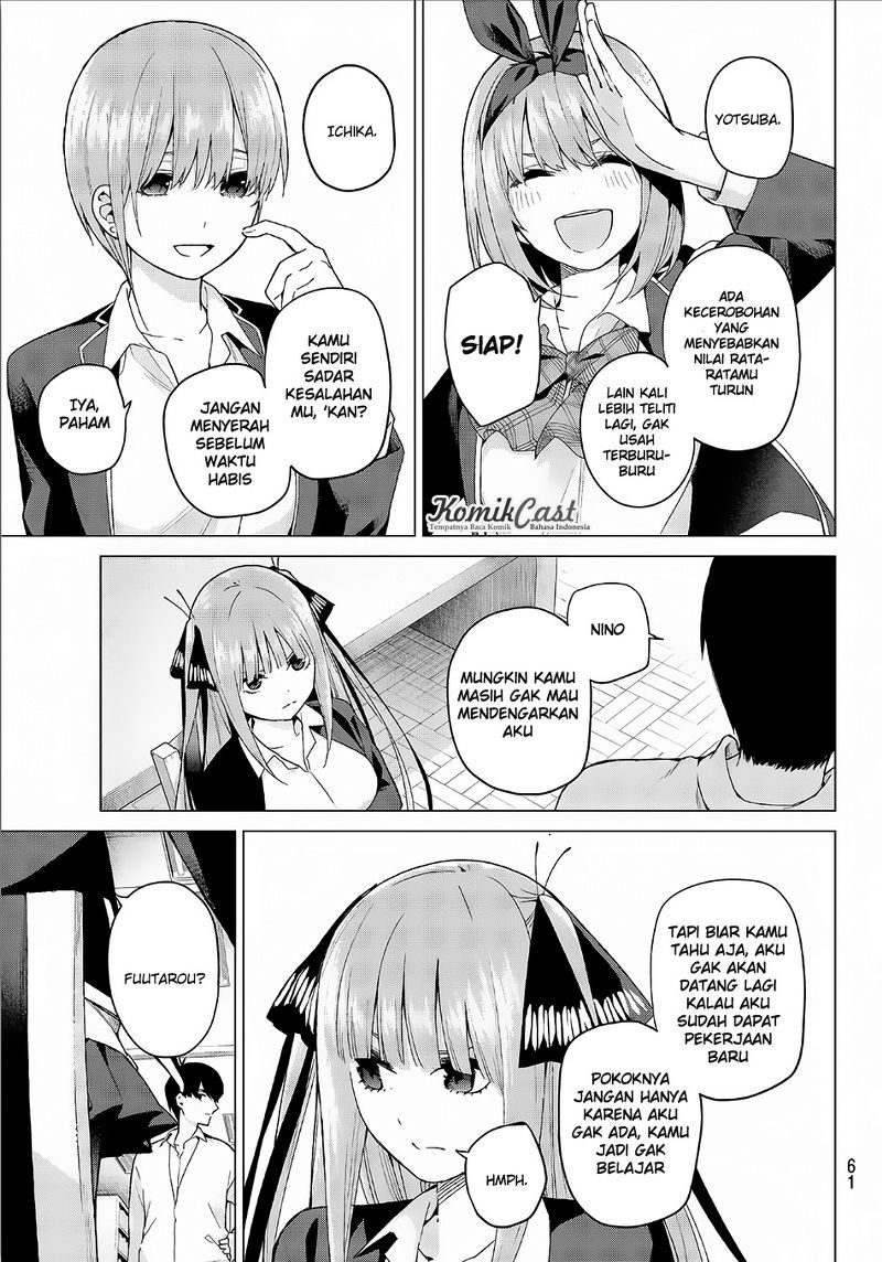 Go-Toubun no Hanayome chapter 20 halaman 10