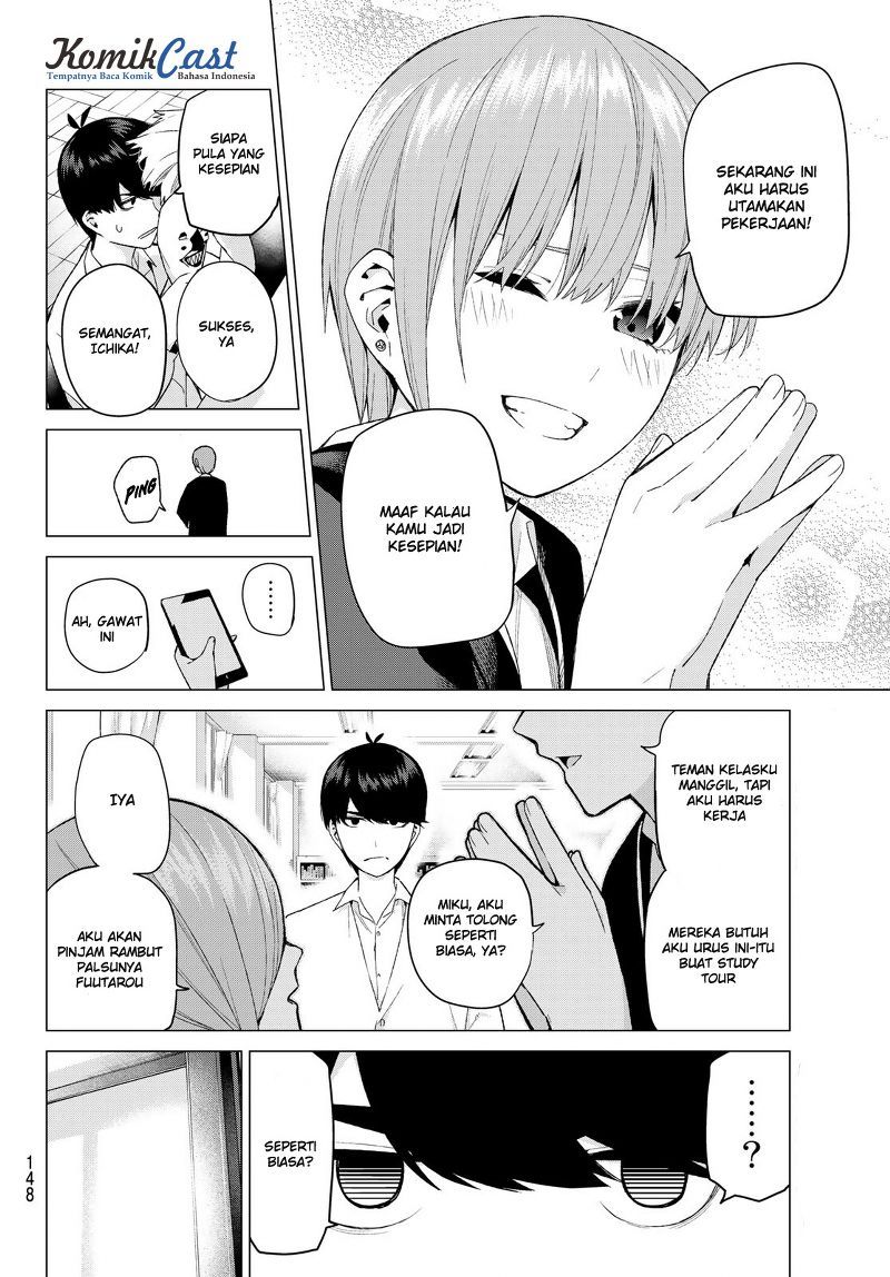 Go-Toubun no Hanayome chapter 22 halaman 9