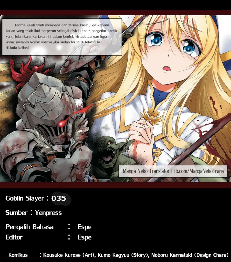 Goblin Slayer chapter 35 halaman 33