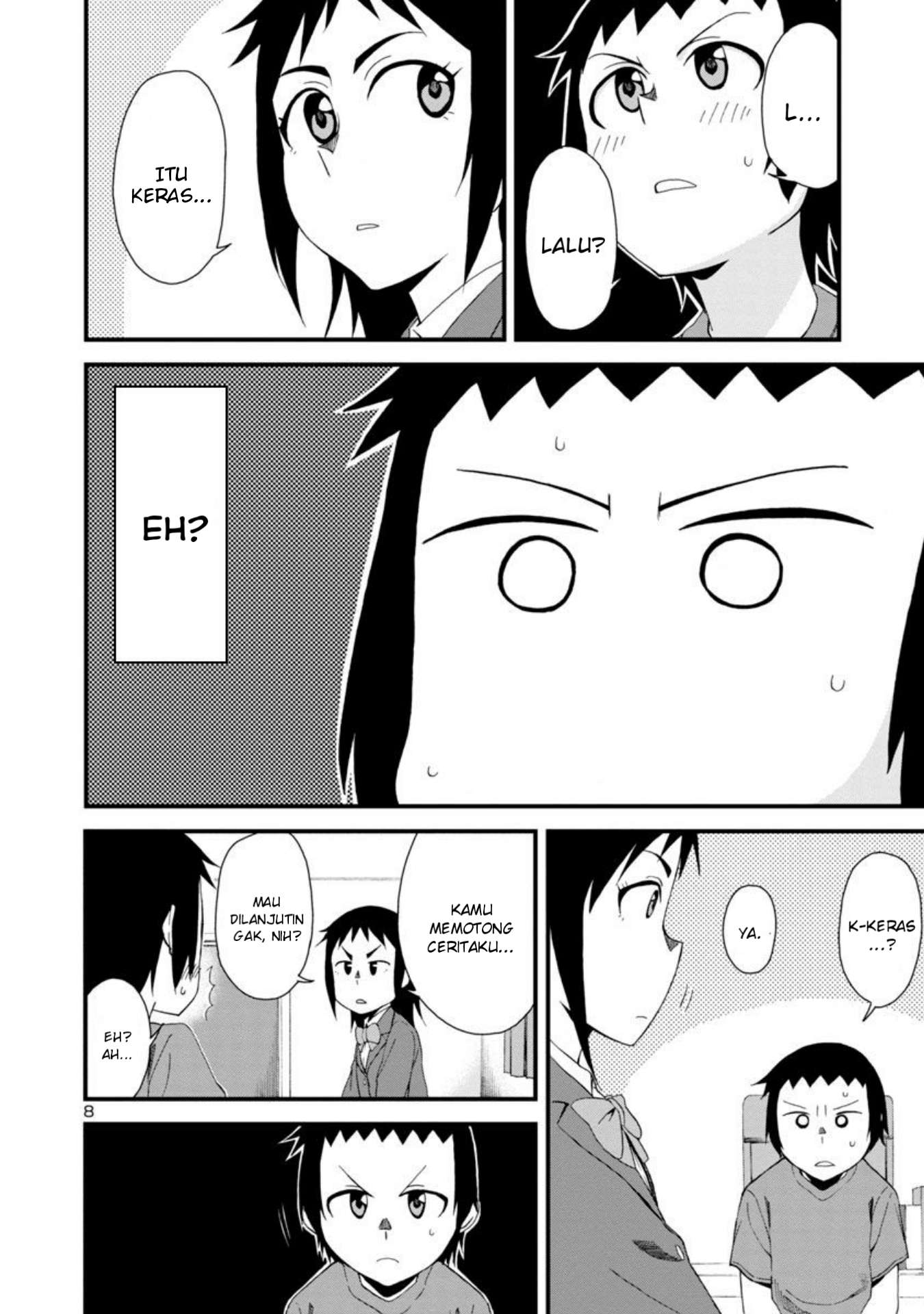 Hitomi-chan wa Hitomishiri chapter 3 halaman 8