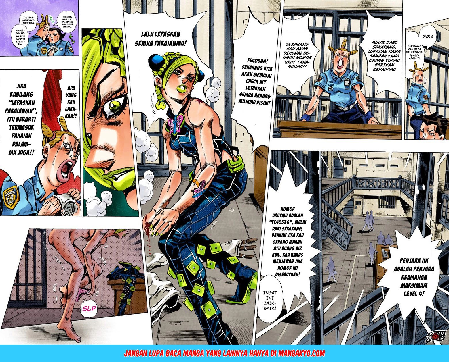 JoJo no Kimyou na Bouken - Stone Ocean chapter 3 halaman 6