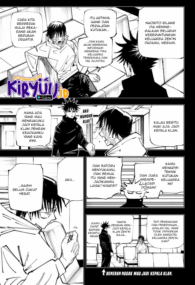 Baca Komik Jujutsu Kaisen Chapter 148 Bahasa Indonesia - Mangaku.io