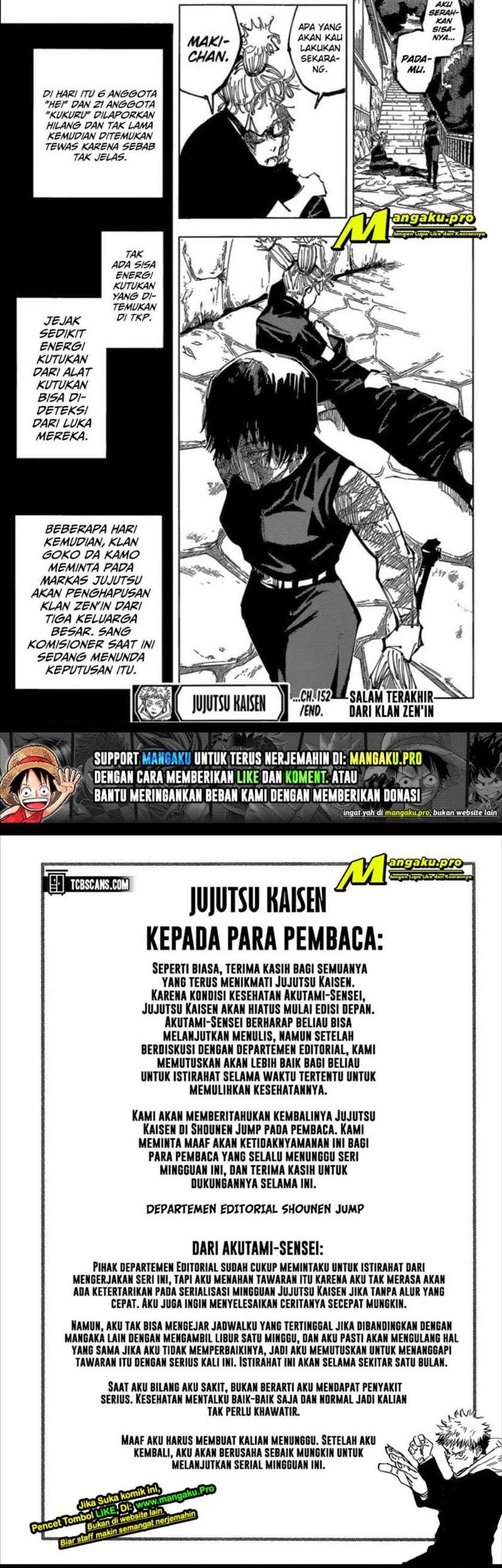 Jujutsu Kaisen chapter 152 halaman 5