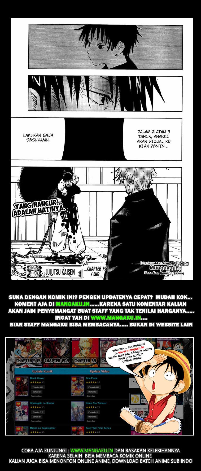 Jujutsu Kaisen chapter 75 halaman 19
