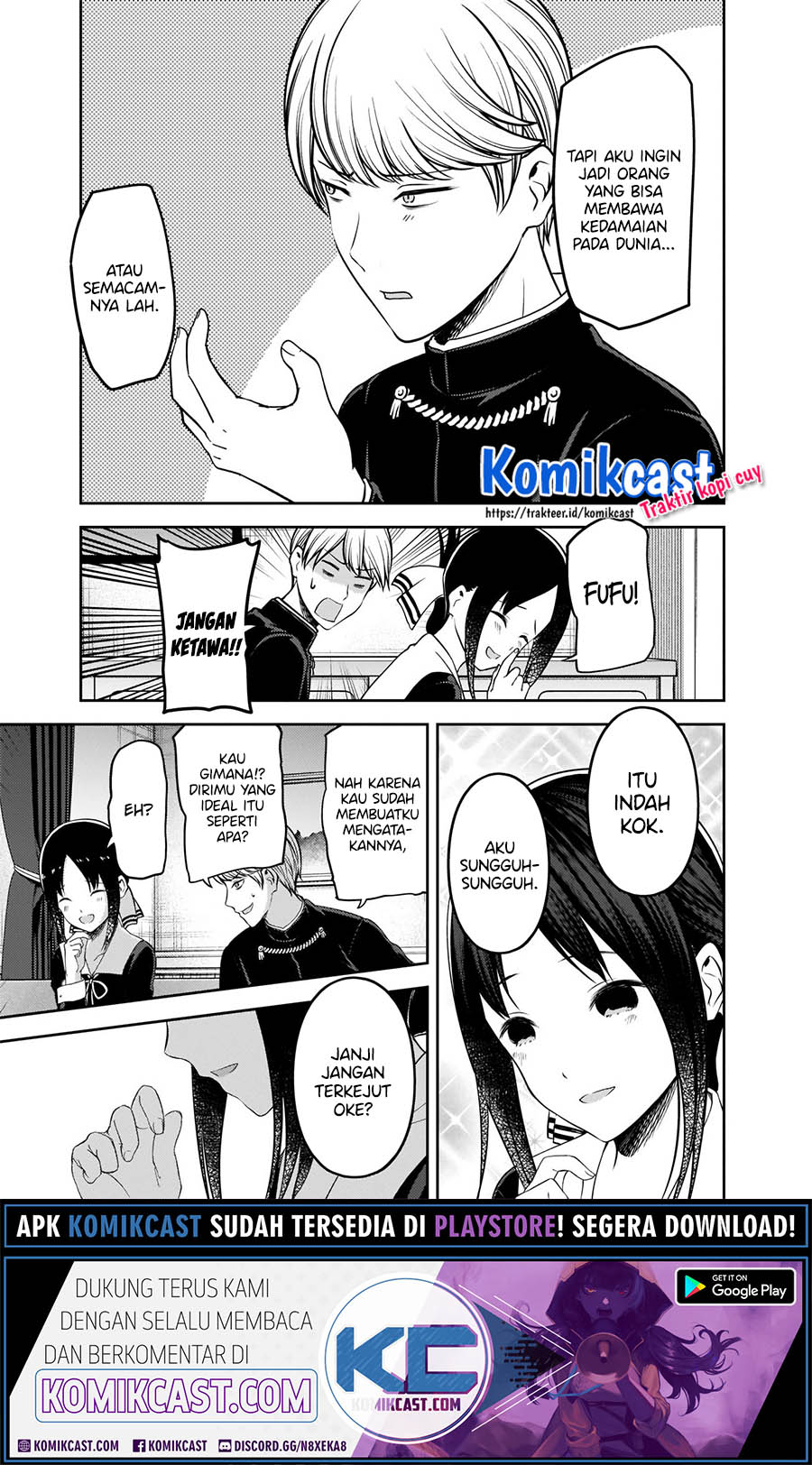 Kaguya-sama wa Kokurasetai: Tensai-tachi no Renai Zunousen chapter 218 halaman 8